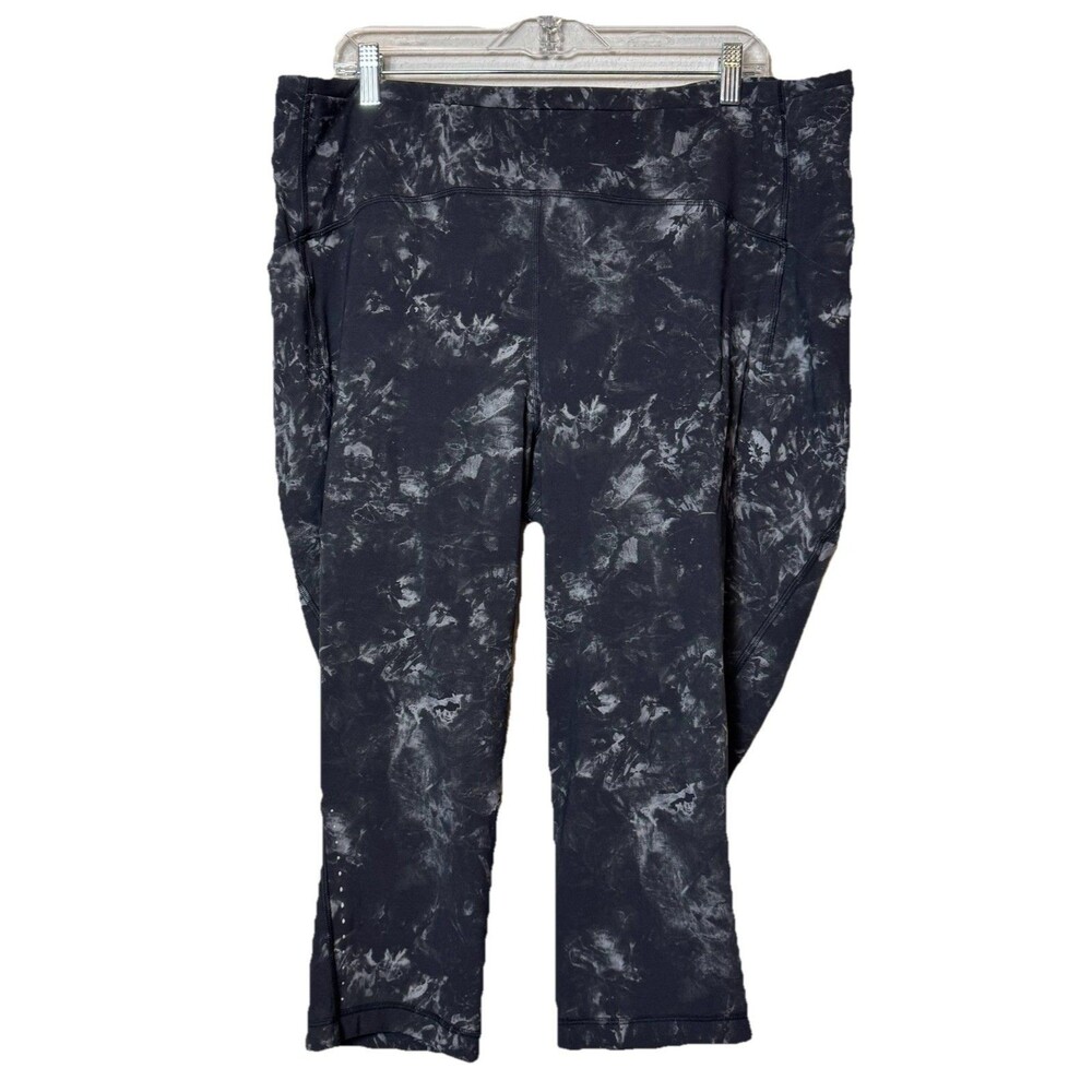 Lululemon Swift Speed High-Rise Crop 21" Legging Aquila Blck Mlti Luxtreme Sz 20
